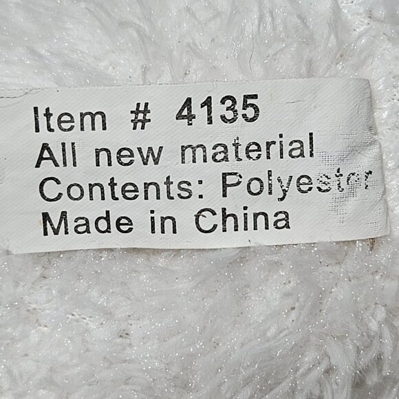 Mai Toi Get Well Soon Teddy Bear 10 inch Plush White Yellow Heart Stuffed Animal - Picture 5 of 6